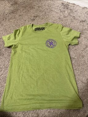 Urban Necessities Lime Green Short-Sleeve Logo Tee